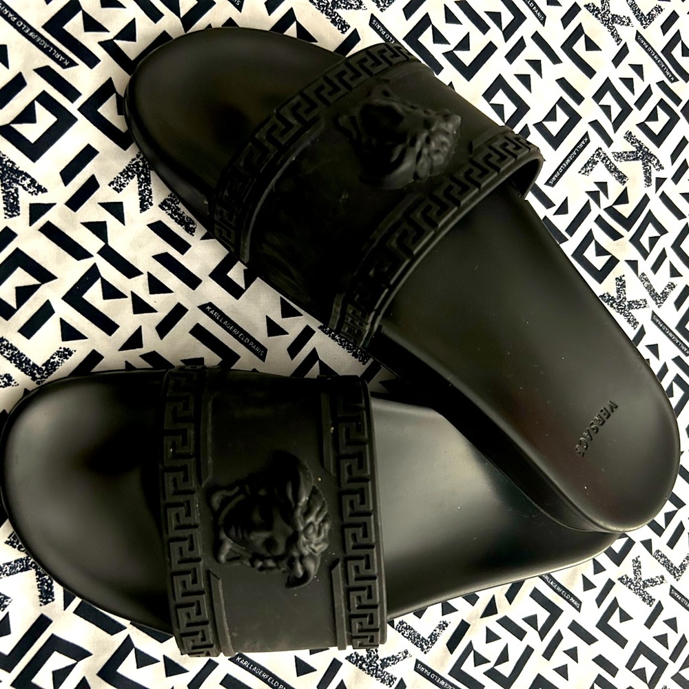 Versace sandal slide size 45/12